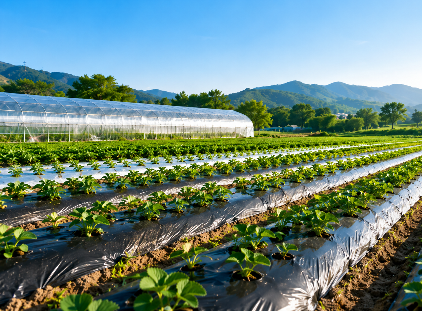 Mulch film roll detail and agricultural film production