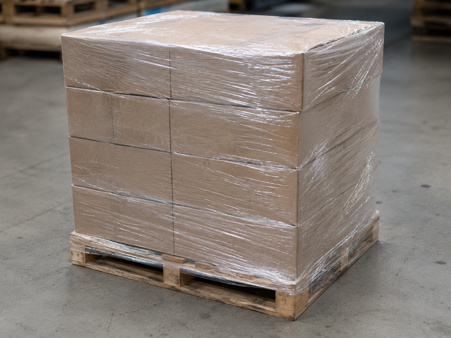 Stretch film for pallet wrapping