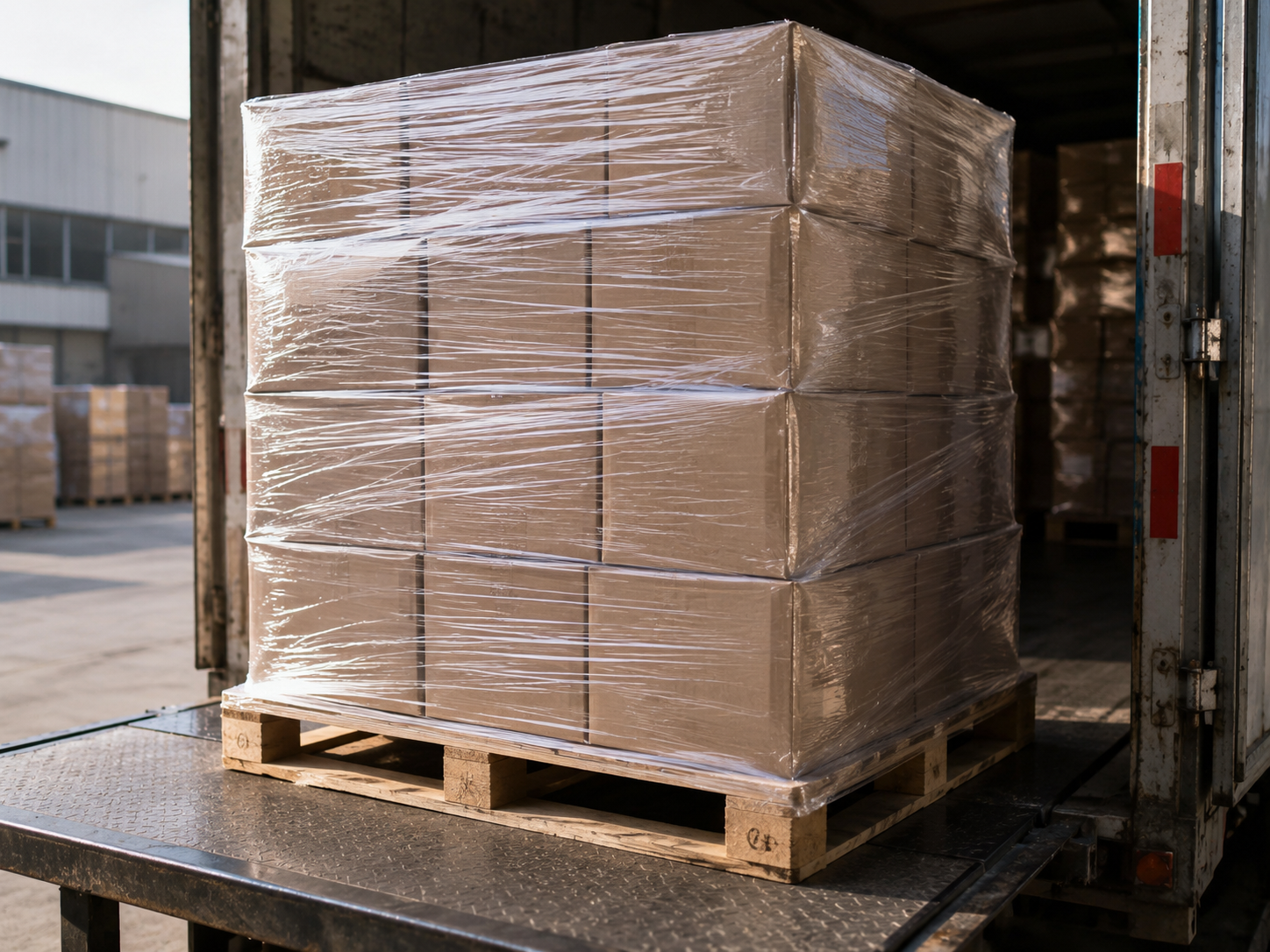 Stretch film for logistics and cargo transportation